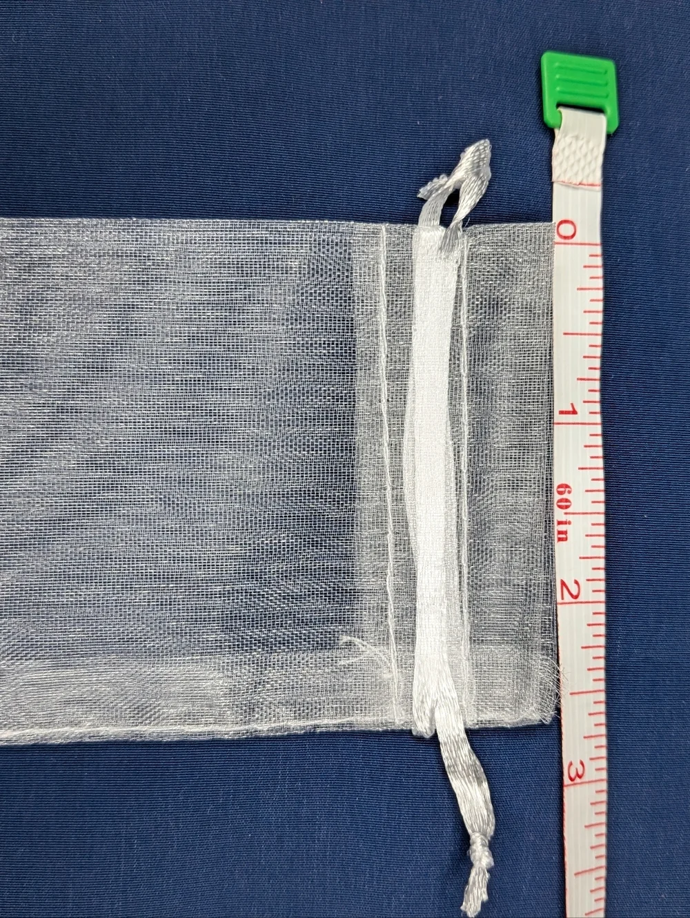 10 Pack White Organza Gift Bags 2.5” x 3.5” - Seller Supplies